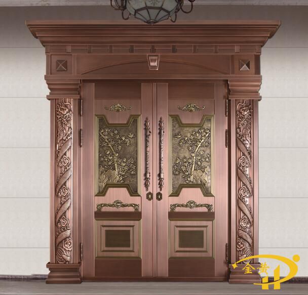 龍紋柱別墅門(mén)