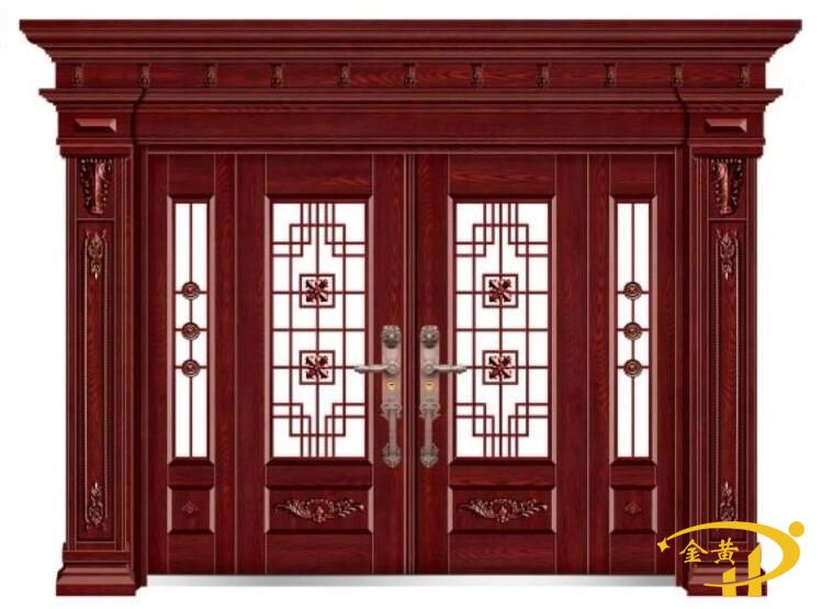 鋅合金玻璃拼接門