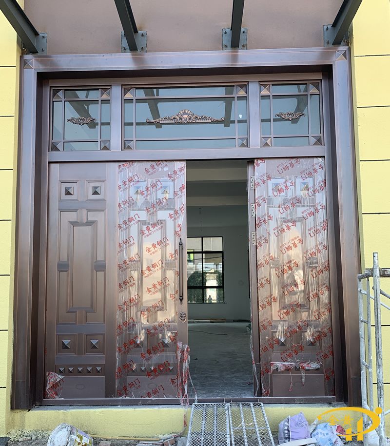 銅門安裝效果圖
