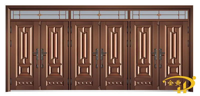 六開鋅合金拼接門