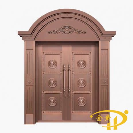 圓弧對(duì)開銅門