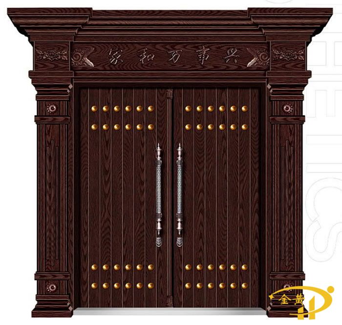 鋅合金復古新中式門