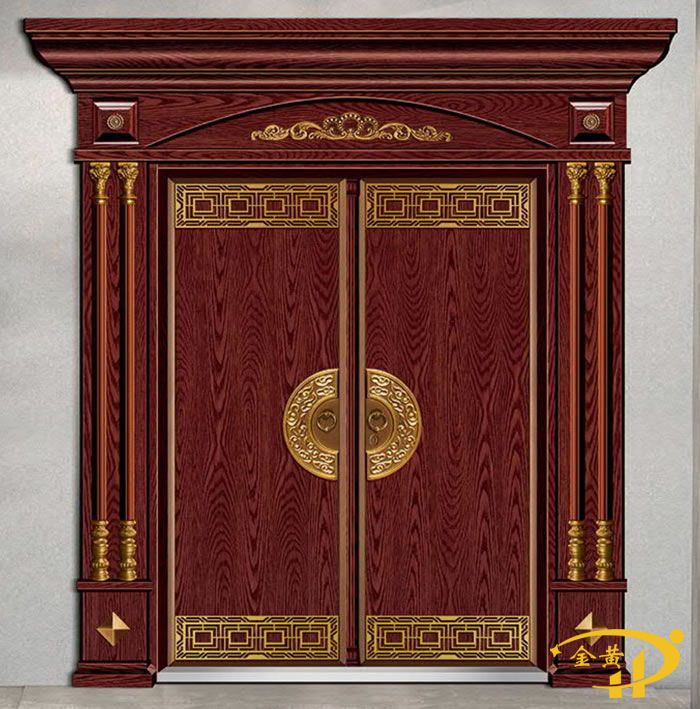 別墅鋅合金復古新中式門