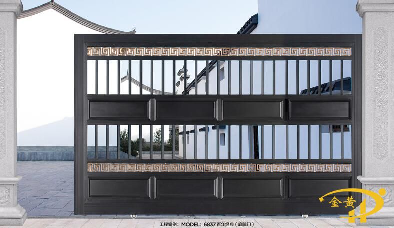 電動(dòng)軌道庭院大門