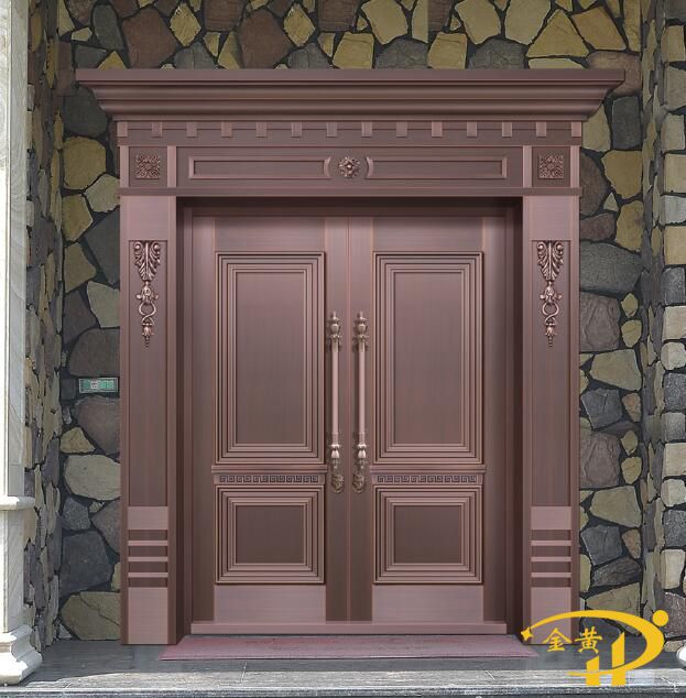 金黃銅門廠家解說別墅銅門的油漆工藝「權威回答」