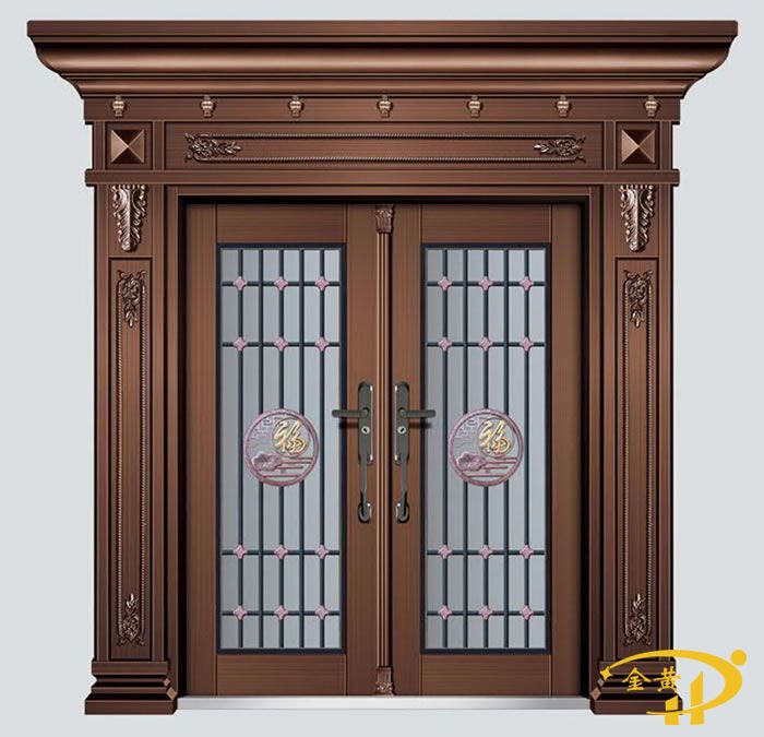 雙開拼接玻璃門