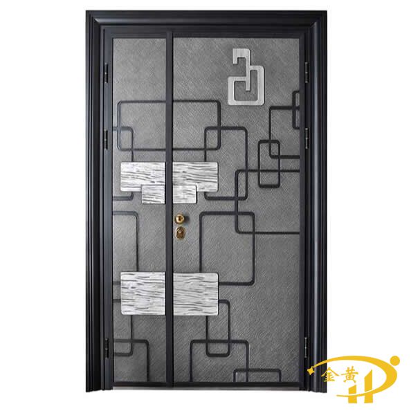 中式別墅子母門