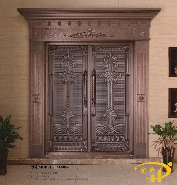 豪華雙開(kāi)別墅門(mén)